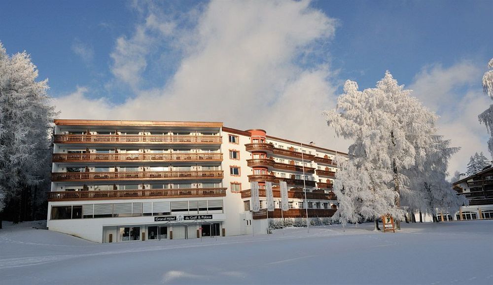 Grand Hotel Du Golf & Palace Crans-Montana Buitenkant foto