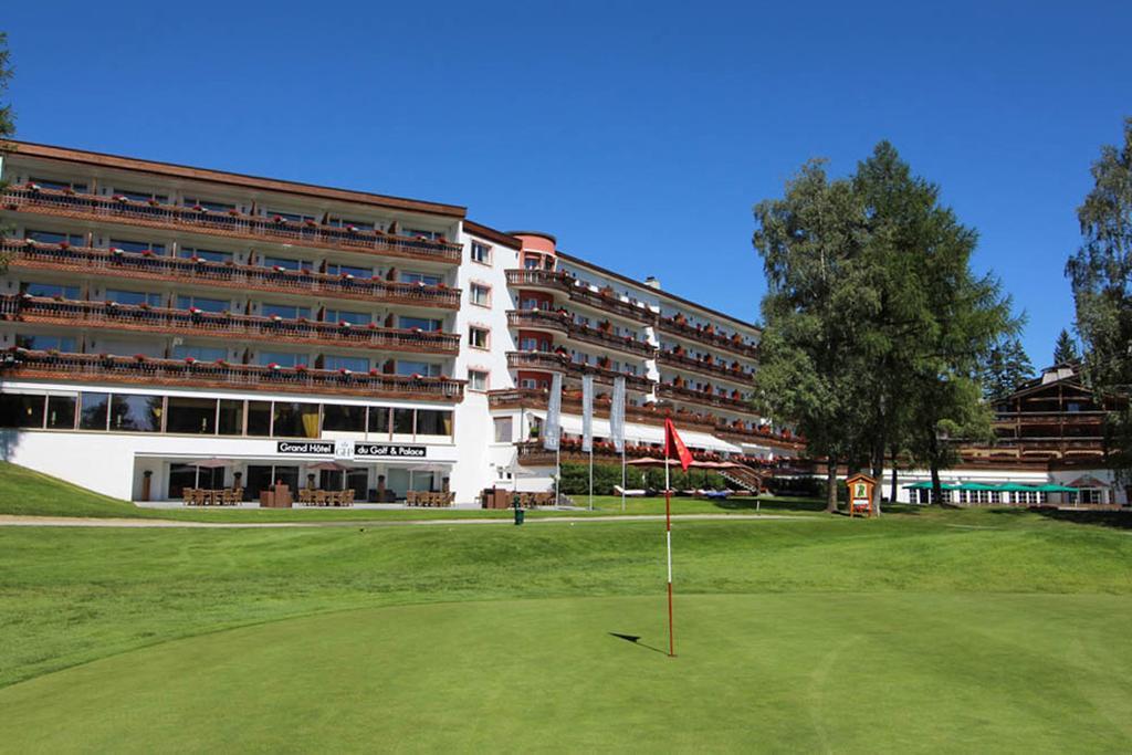 Grand Hotel Du Golf & Palace Crans-Montana Buitenkant foto